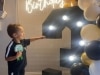 Black Light Up Numbers Hire