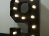 Black Light Up Numbers Hire