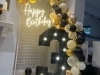 Black Light Up Numbers Hire