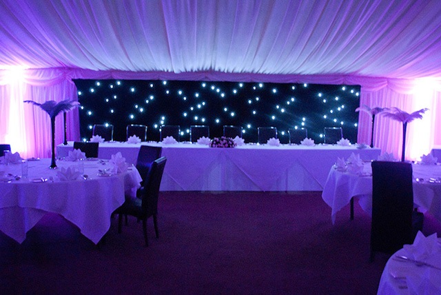 Star Cloth Hire - Black Starcloth Hire