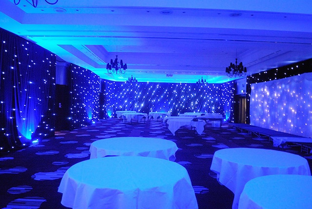 Star Cloth Hire - Black Starcloth Hire