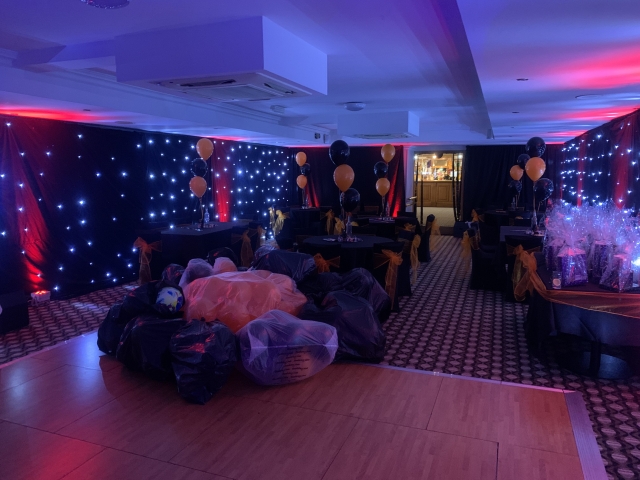 Star Cloth Hire - Black Starcloth Hire