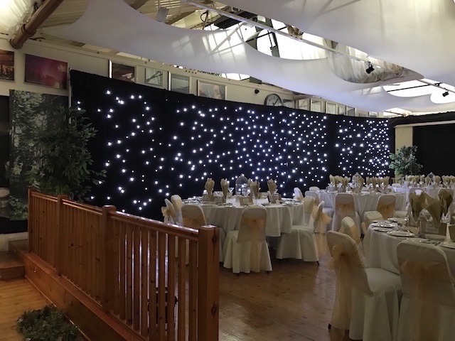 Star Cloth Hire - Black Starcloth Hire
