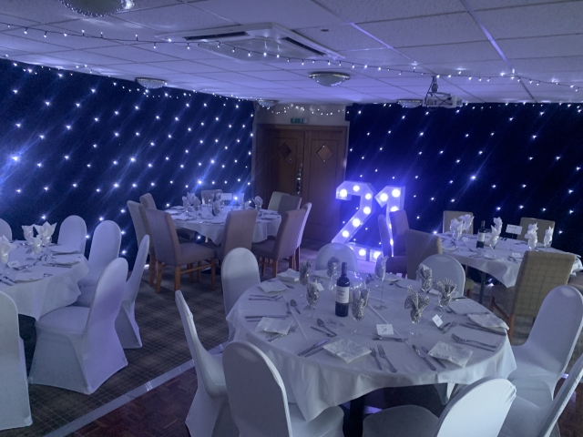 Star Cloth Hire - Black Starcloth Hire
