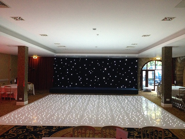 Star Cloth Hire - Black Starcloth Hire