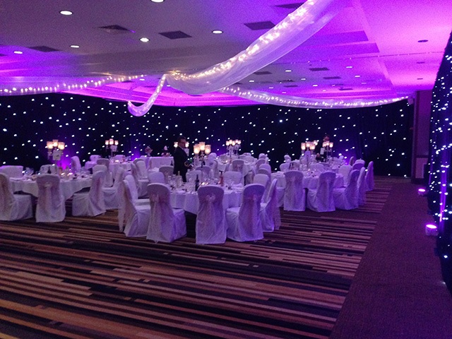 Star Cloth Hire - Black Starcloth Hire
