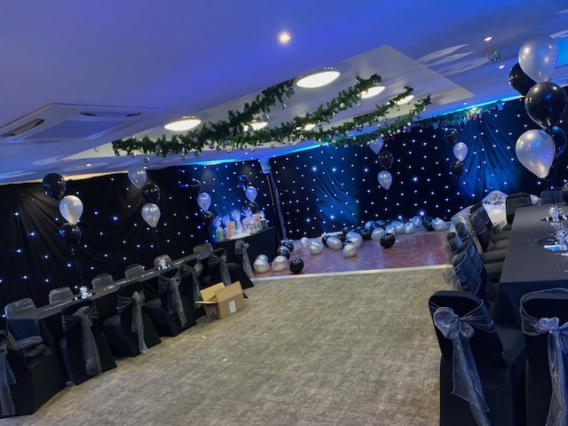 Star Cloth Hire - Black Starcloth Hire
