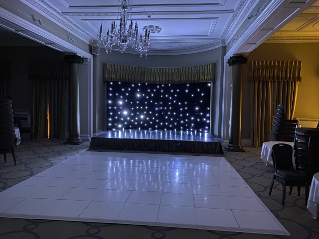 Star Cloth Hire - Black Starcloth Hire