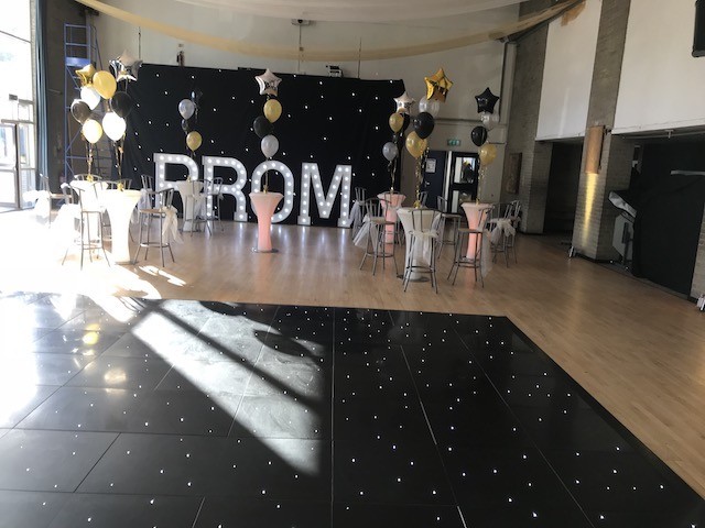Star Cloth Hire - Black Starcloth Hire