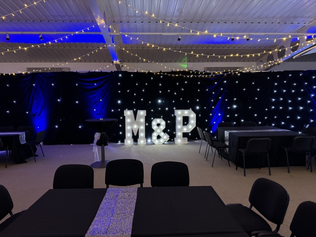 Star Cloth Hire - Black Starcloth Hire