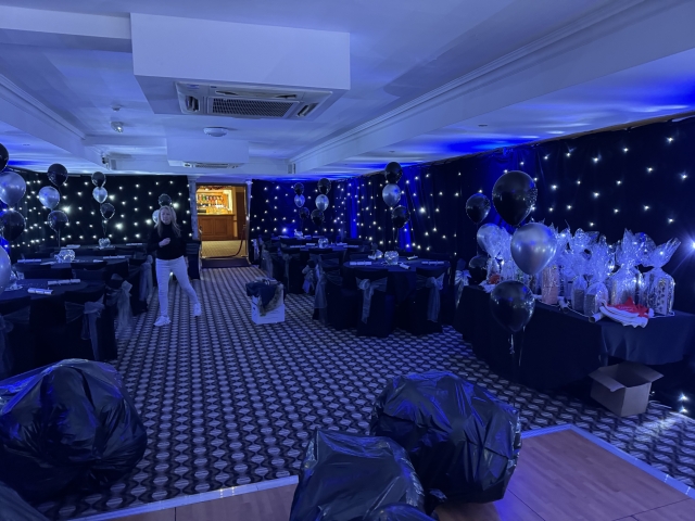Star Cloth Hire - Black Starcloth Hire