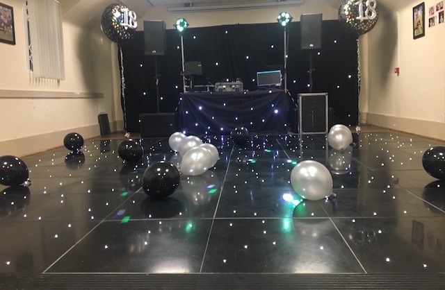 Star Cloth Hire - Black Starcloth Hire