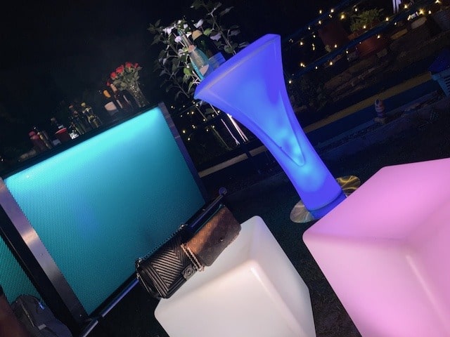 LED Poseur Tables