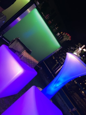 LED Poseur Tables