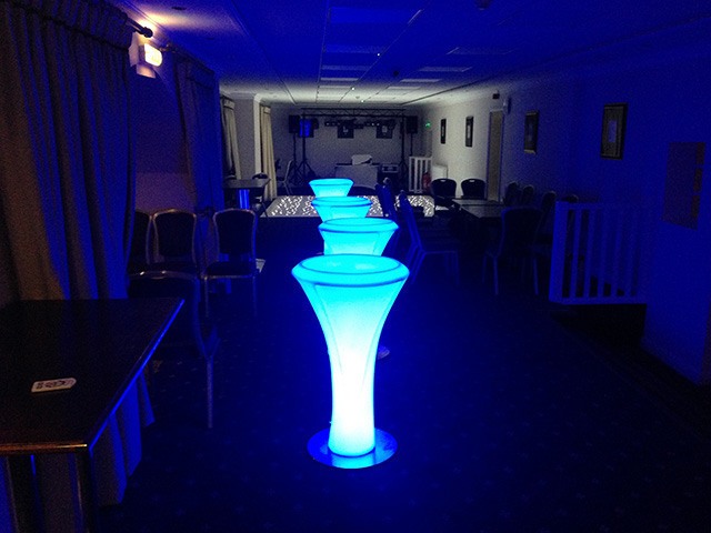 LED Poseur Tables