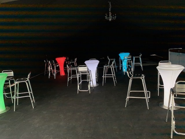 LED Poseur Tables