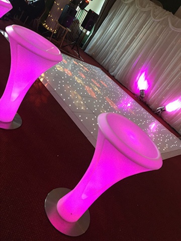 LED Poseur Tables