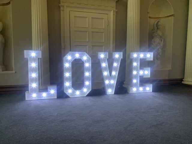 Light Up LOVE Letters