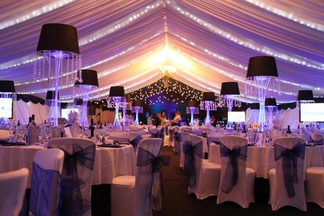 Marquee Wedding Decor Lighting Hire