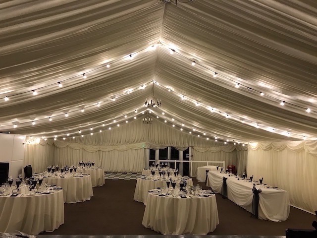 Marquee Wedding Decor Lighting Hire