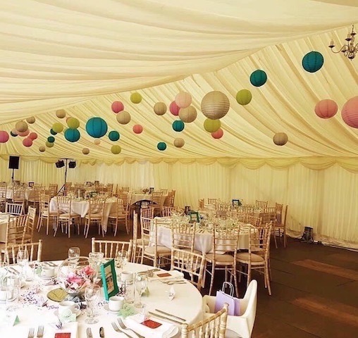 Marquee Wedding Decor Lighting Hire