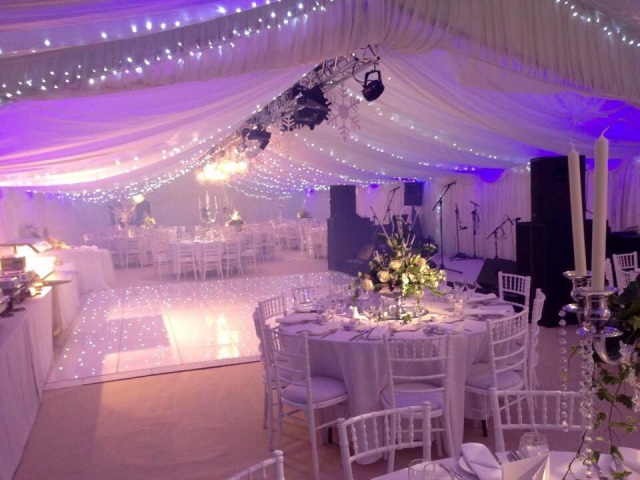 Marquee Wedding Decor Lighting Hire