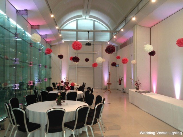 Millennium Gallery - Sheffield - Up Lighting - Black Starcloth - Fairy  Lights - Festoon Lighting - Hanging Lanterns - Rustic Love Letters - Mirror  Photo Booth - Light Up Letters Hire