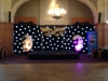 Crowne Plaza Royal Victoria Sheffield - LED Maple Leaf Tree - Black Starcloth Hire