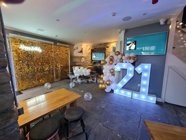 Sequin Shimmer Walls