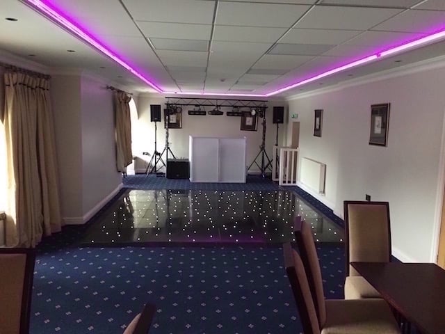 Waterton Park - Boathouse - 12 x 12 Black Starlight Dance Floor