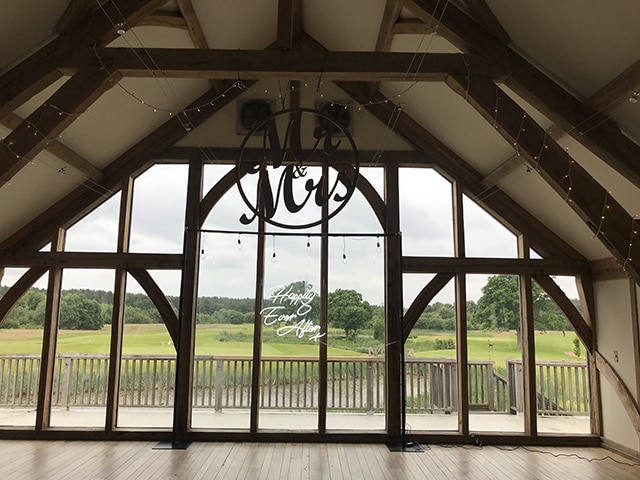 Sandburn Hall Giant Mr & Mrs Hoop