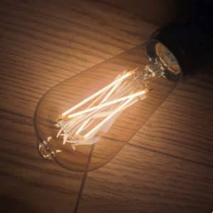 Edison Vintage Tinted Teardrop Bulb