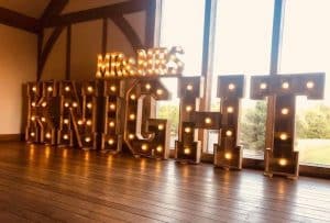 Light Up Rustic Surnames