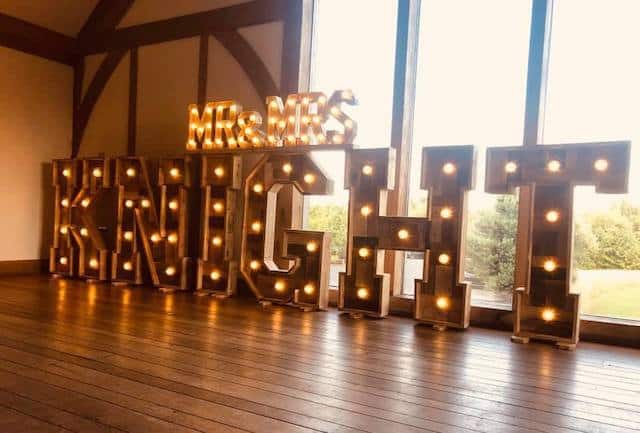 Light Up Rustic Surnames