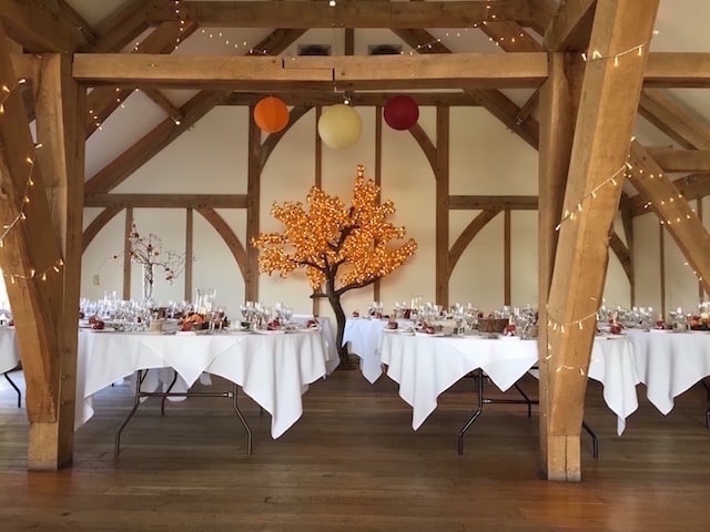 Sandburn Hall - LED Maple Leaf Tree