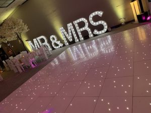LED starlight twinkle dance floors Hire