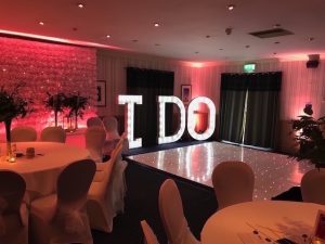 Light Up I Do Letters