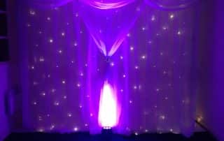 Trieste Starlight Backdrop With Up Lighting