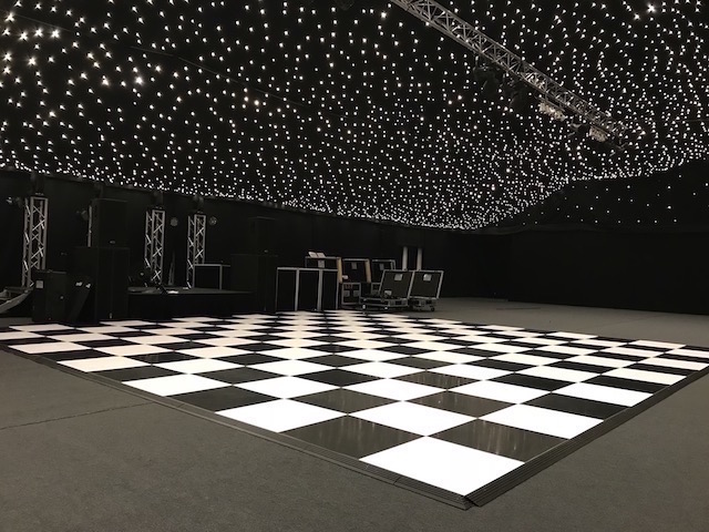 Black & White Dance Floor Hire