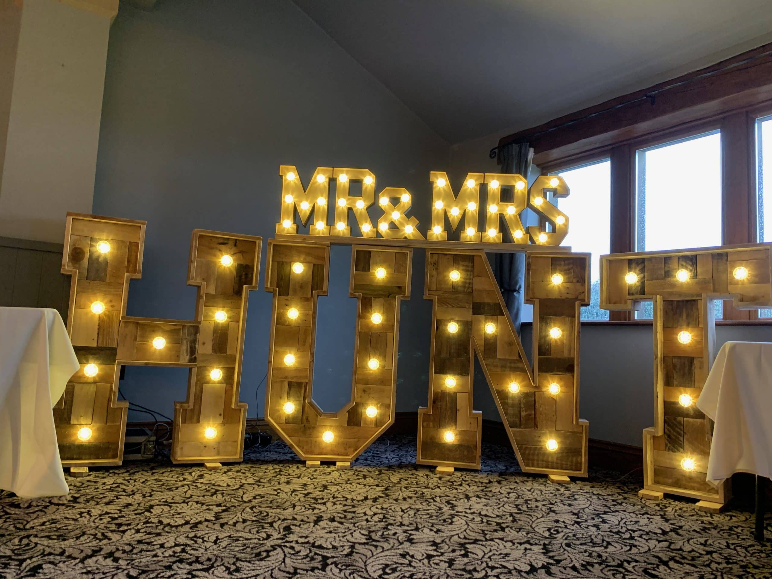Light Up Rustic Surnames