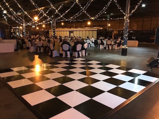 Black & White Dance Floor Hire