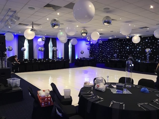 White Gloss Dance Floor Hire