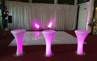 LED Poseur Tables