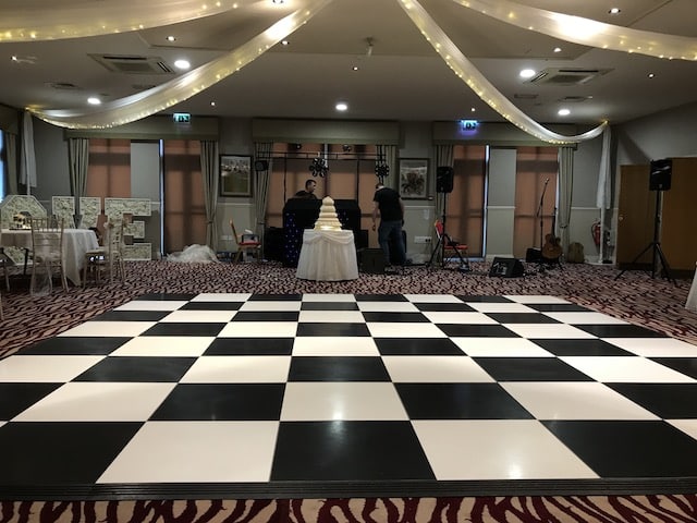 Black & White Dance Floor Hire