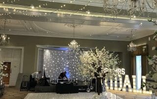 White Starcloth Hire