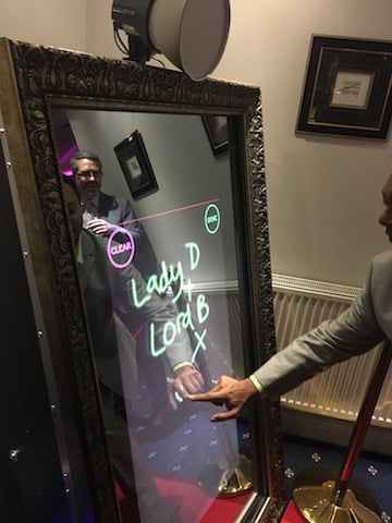 sign Mirror Photo Booth Hire