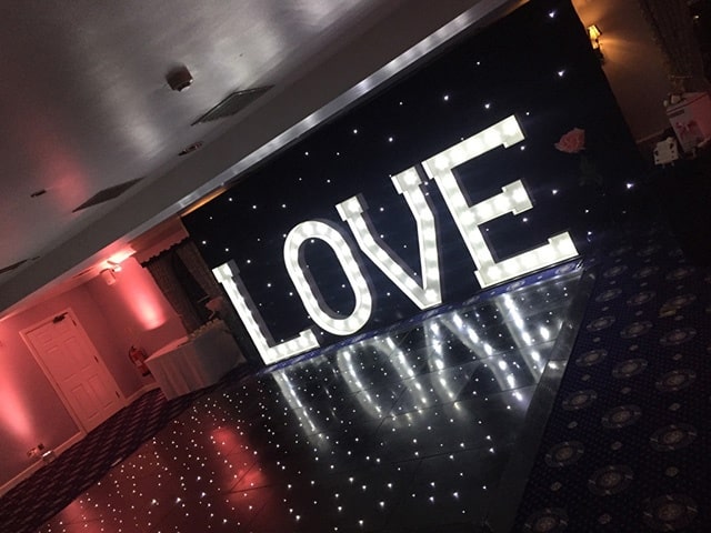 Black Starlight Dance Floor
