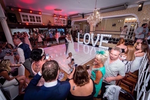 White Starlight Dance Floor Hire White LED Starlight and Starlit Dance Floor Hire
