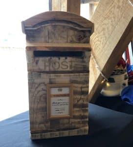 Rustic Post Box Hire
