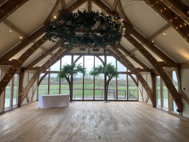 Sandburn Hall Floral Hoop & Canopy Trees
